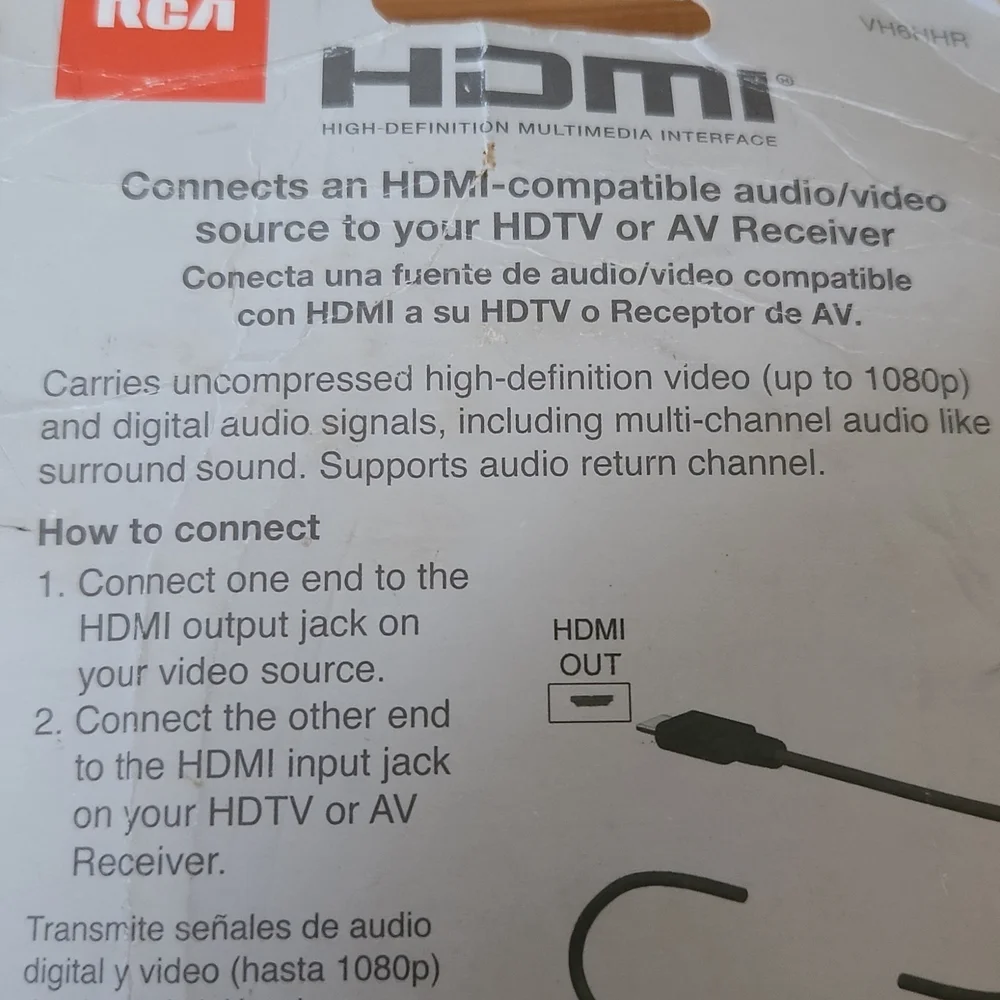 RCA HDMI Cord